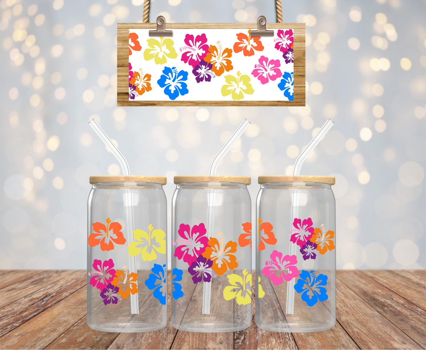 Hibiscus Vinyl Design