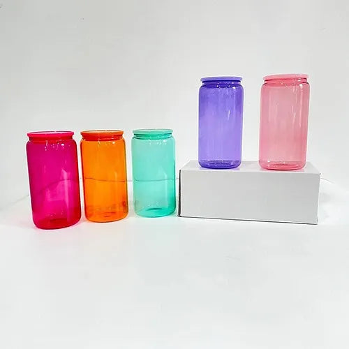 Glass Colored Jelly Libbey