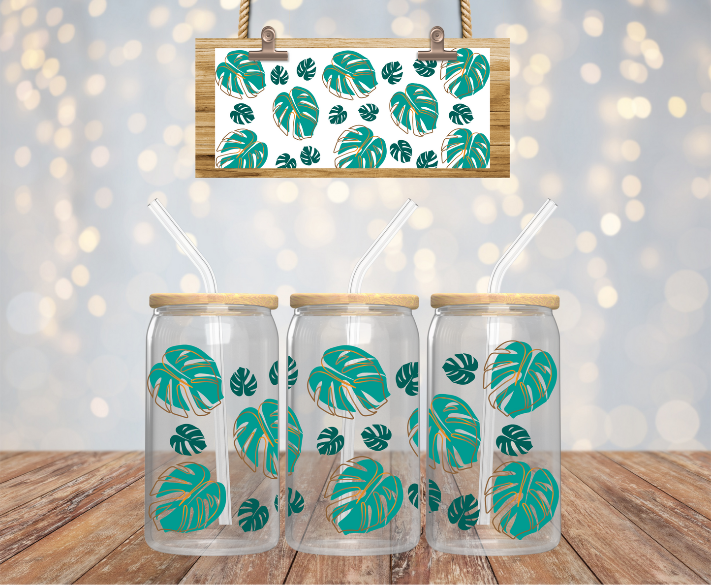 Palm Leaves Vinyl Design