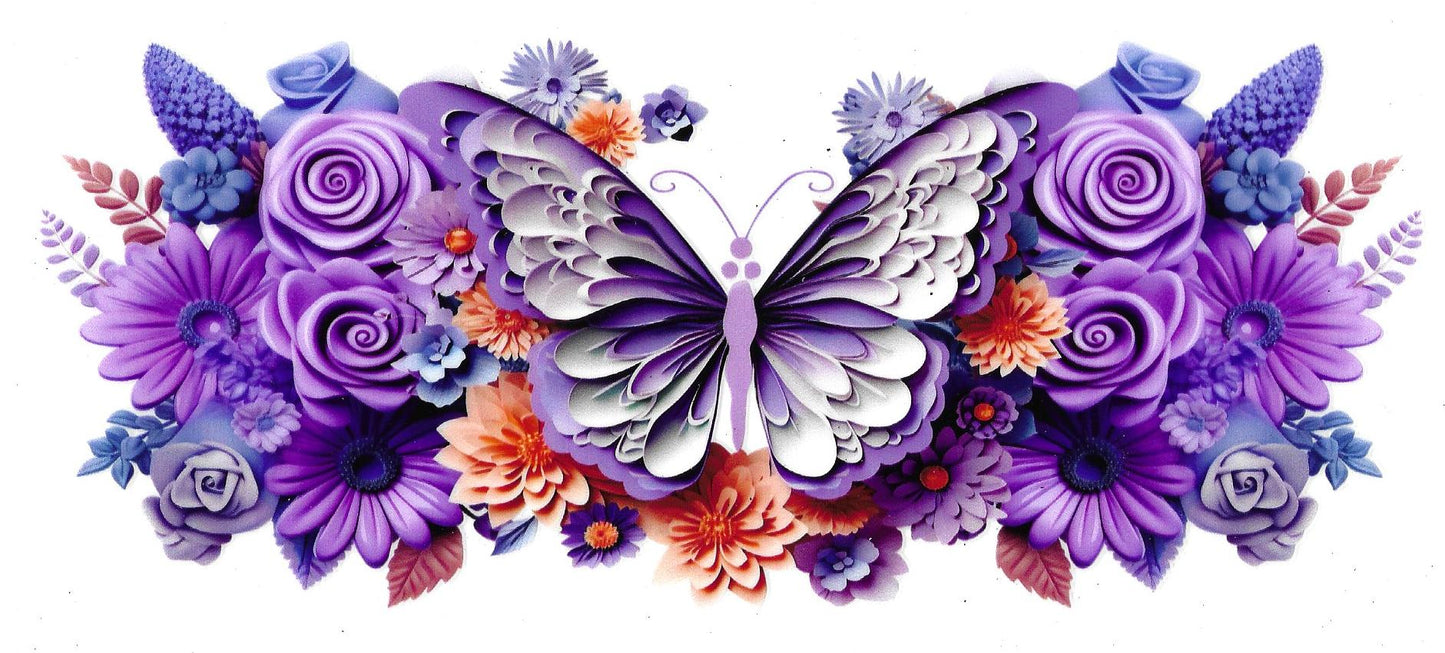 Butterfly 1 UV DTF Wrap