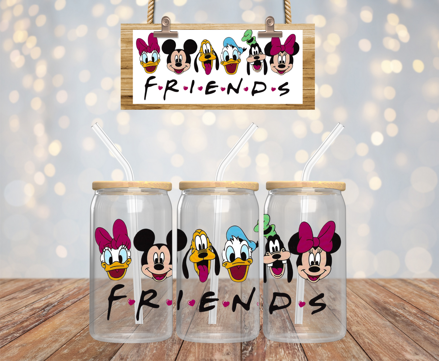 Mouse and Friends UV DTF Wrap