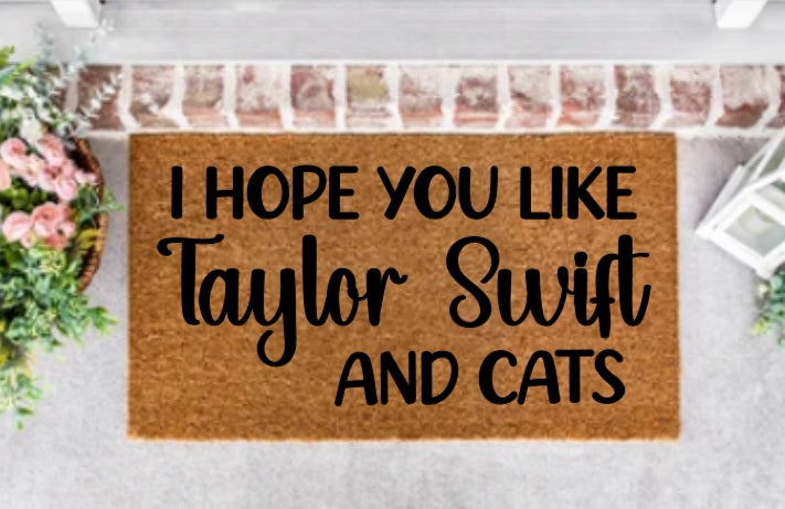 TS and Cats Doormat