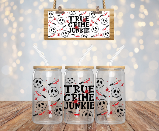 True Crime Junkie Vinyl Design