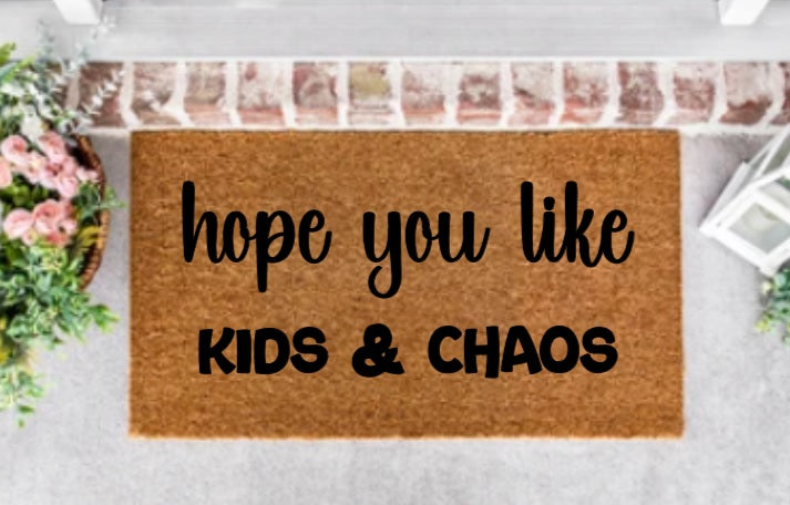 Hope You Like Kids Doormat