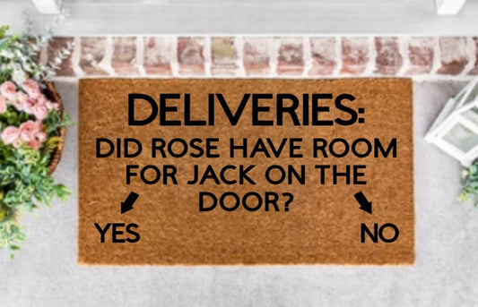 Deliveries - Rose and Jack Doormat